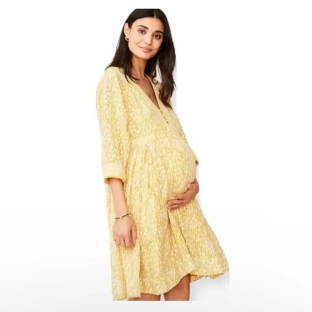 NWOT Hatch COtton Blend MATERNITY Kenzie Floral Dress